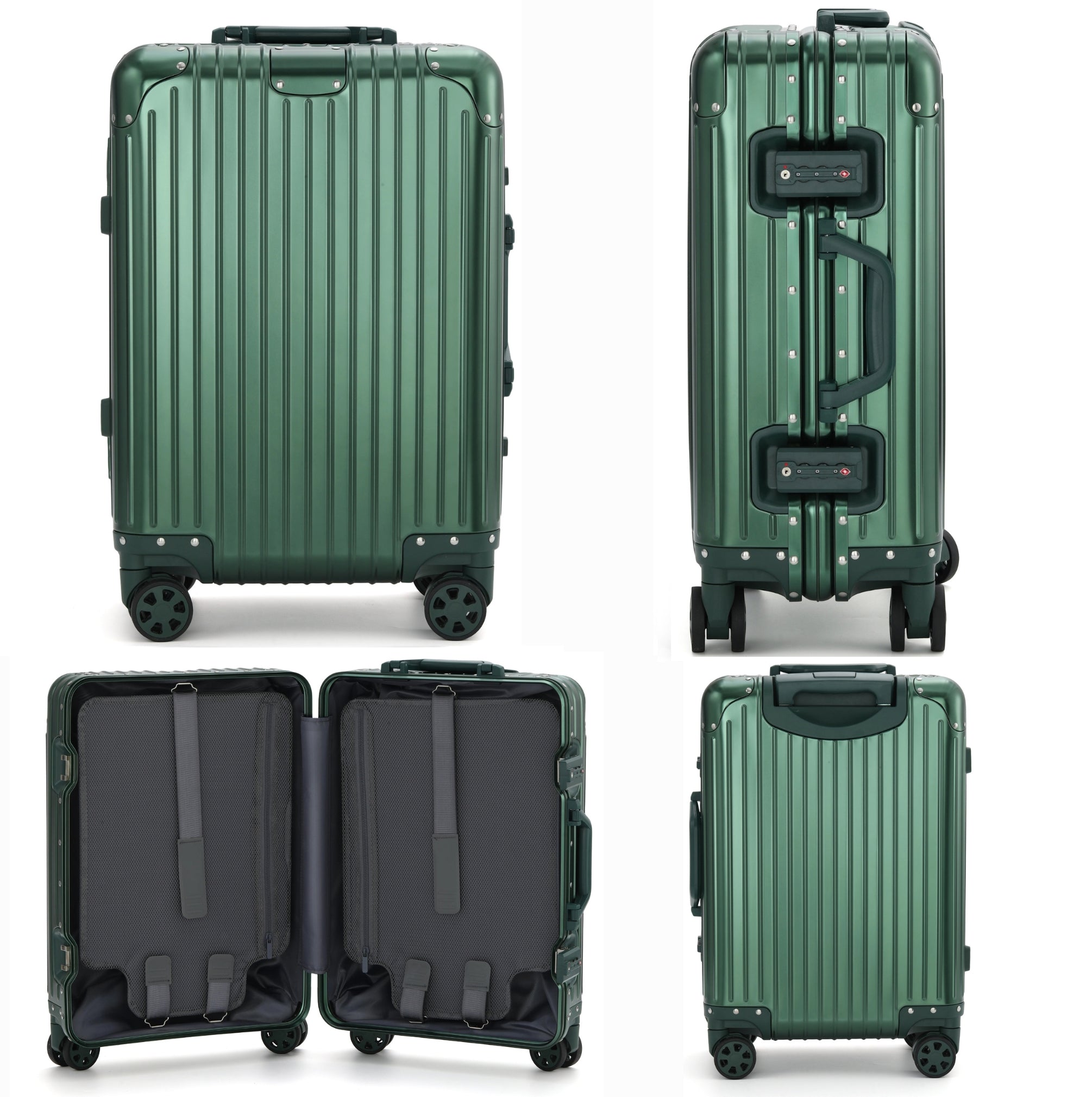 ALUMINIUM SUITCASE ( V2 NEW & IMPROVED - STRONGER ALUMINIUM & REMOVEABLE WHEELS )