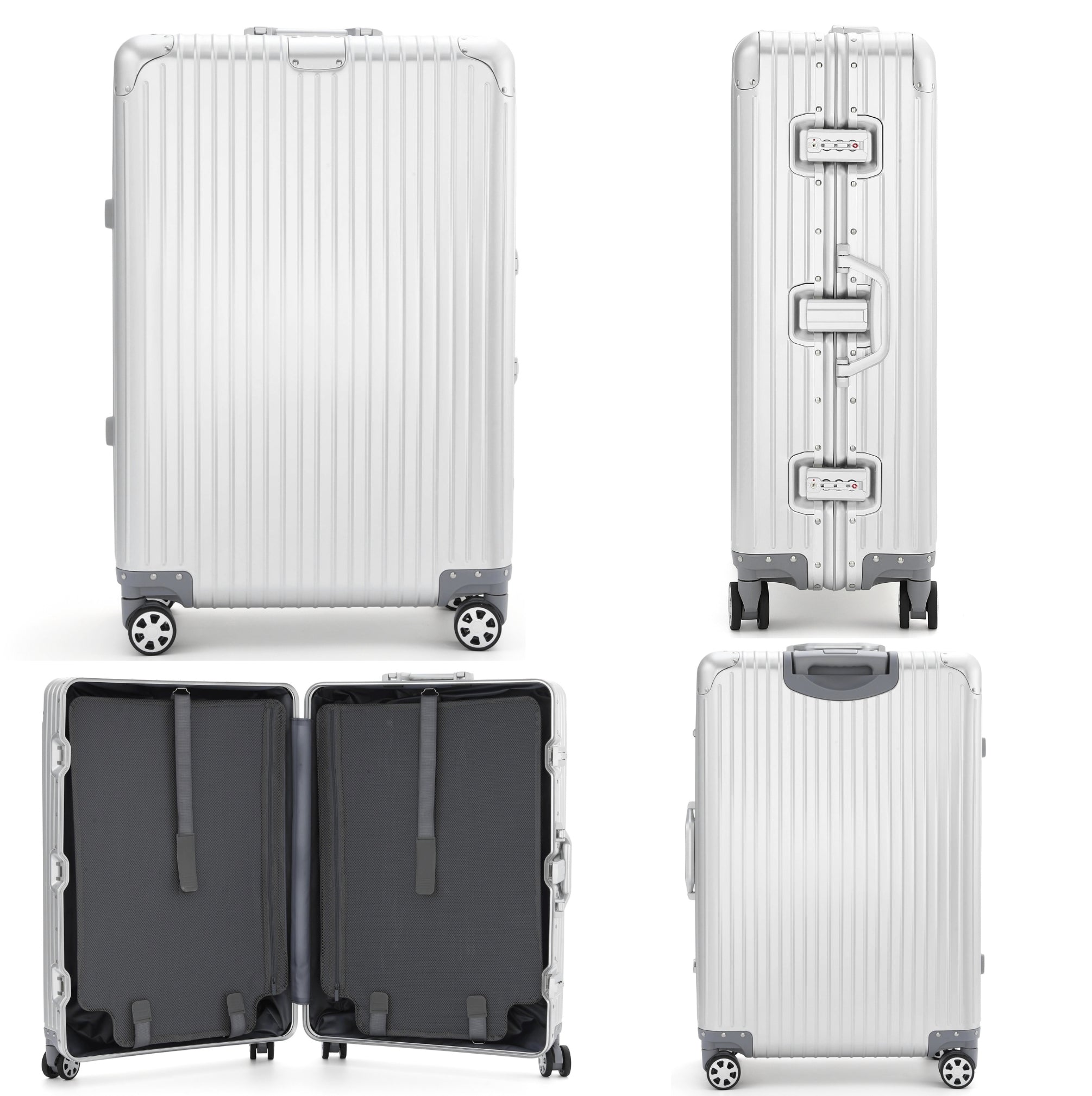ALUMINIUM SUITCASE ( V2 NEW & IMPROVED - STRONGER ALUMINIUM & REMOVEABLE WHEELS )