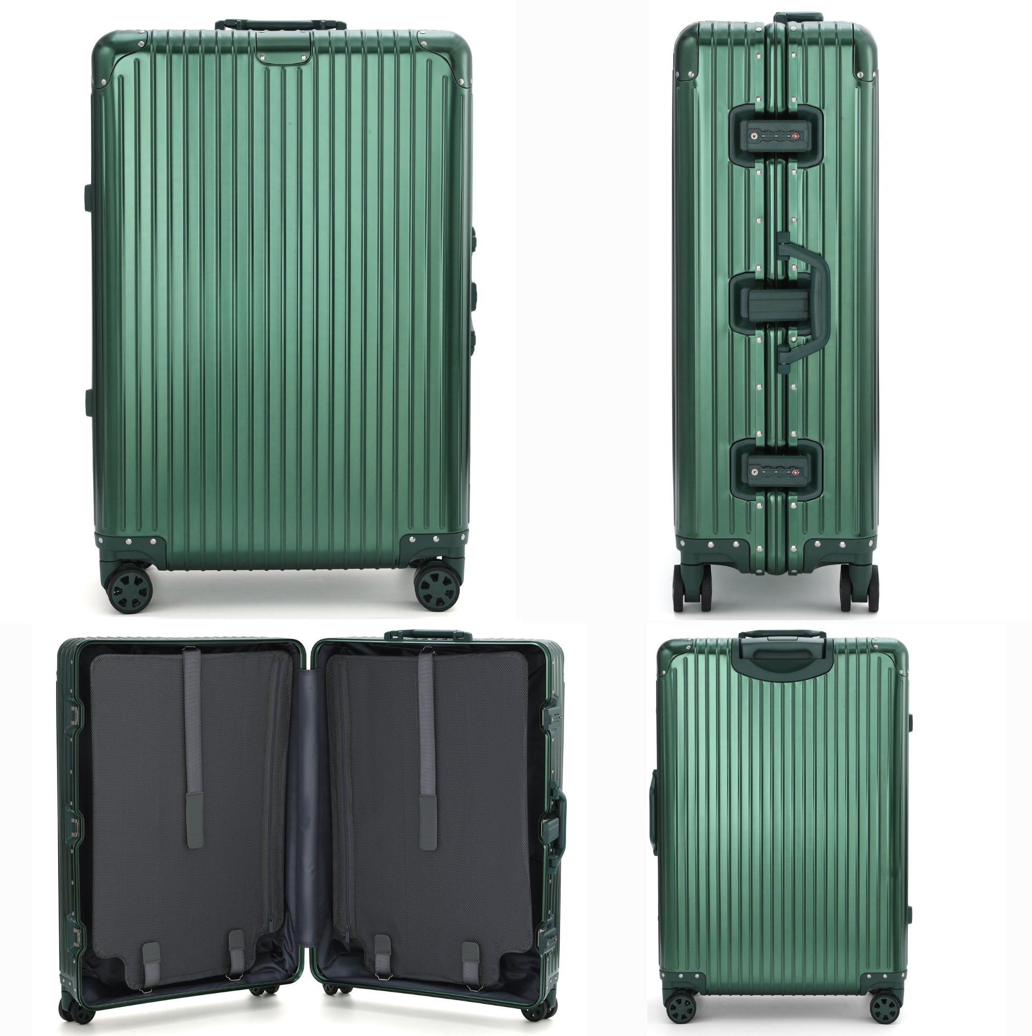 ALUMINIUM SUITCASE ( V2 NEW & IMPROVED - STRONGER ALUMINIUM & REMOVEABLE WHEELS )