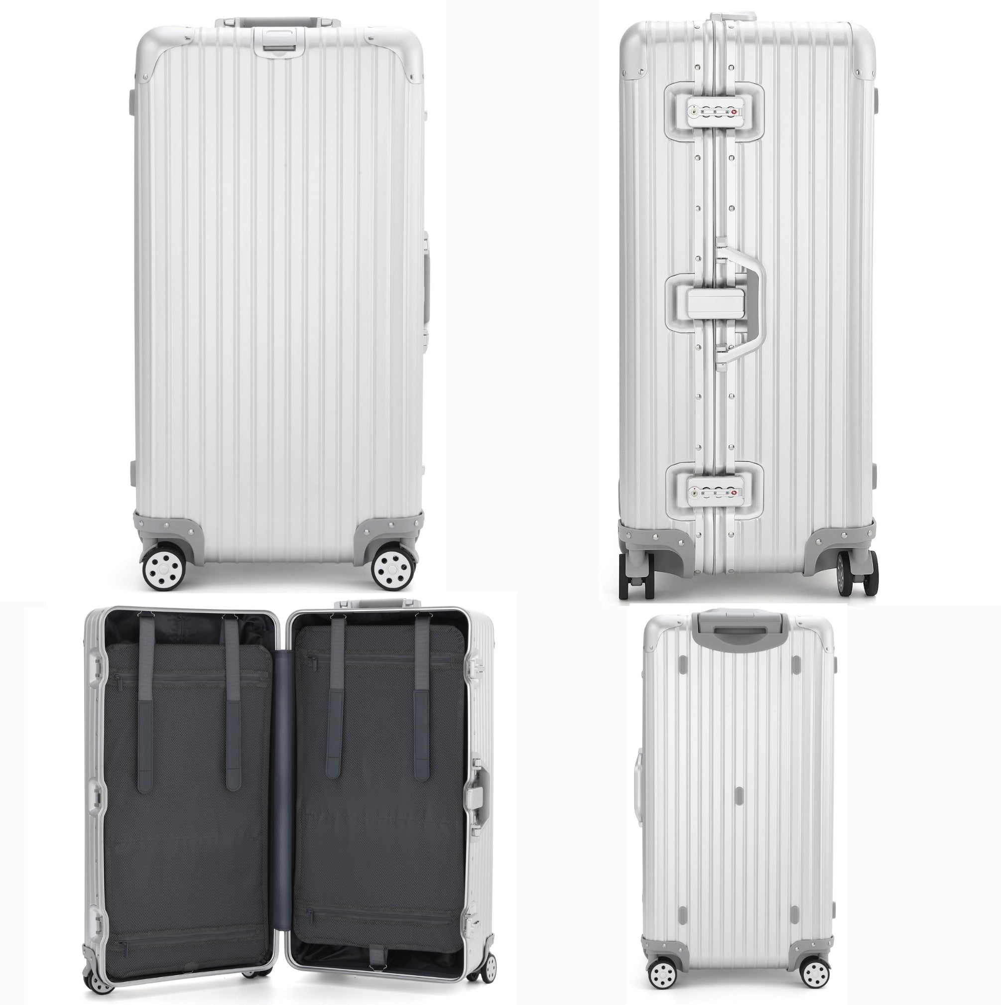 ALUMINIUM SUITCASE ( V2 NEW & IMPROVED - STRONGER ALUMINIUM & REMOVEABLE WHEELS )