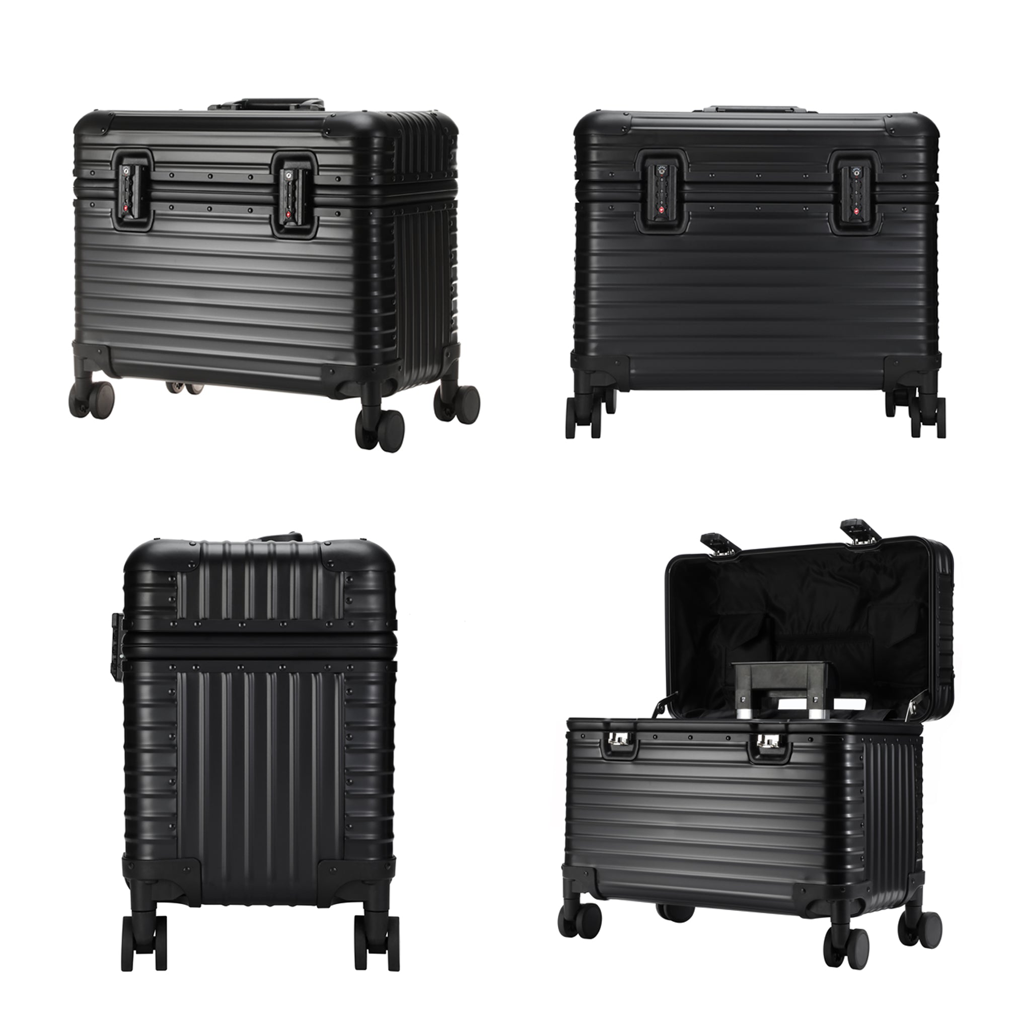 ALUMINIUM SUITCASE ( V2 NEW & IMPROVED - STRONGER ALUMINIUM & REMOVEABLE WHEELS )